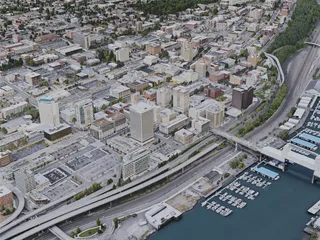 Tacoma City, USA (2020) 3D Model