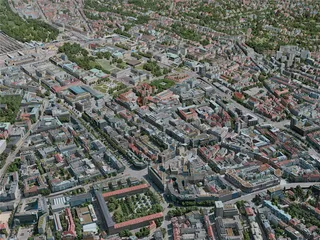 Stuttgart City, Germany (2020) 3D Model