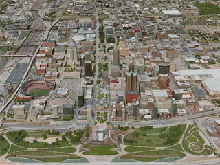 St. Louis City, USA (2020) 3D Model