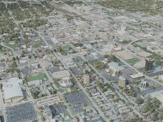 Springfield City, MO, USA (2020) 3D Model