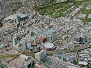 Cardiff City, UK (2020) 3D Model