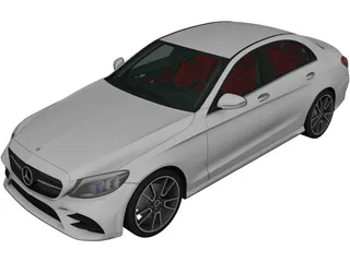 Mercedes-Benz C-Class (2018) 3D Model