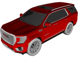 GMC Yukon Denali (2021) 3D Model 3D Preview