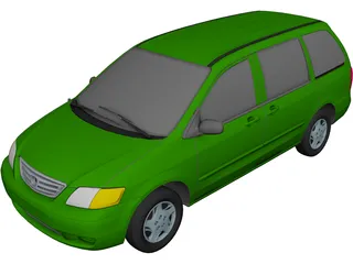 Mazda MPV (2000) 3D Model 3D Preview