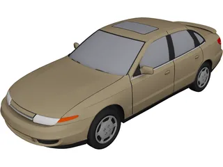 Saturn LS (2000) 3D Model