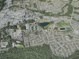 Coquitlam City, Canada (2020) 3D Model