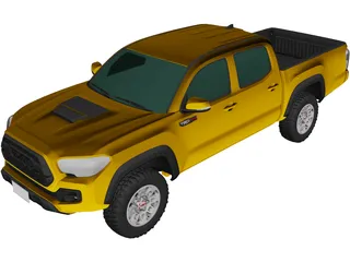 Toyota Tacoma Double Cab  (2017) 3D Model