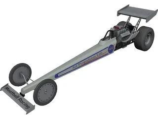 Dragster 3D Model