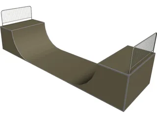 Ramp for Skeating 3D Model