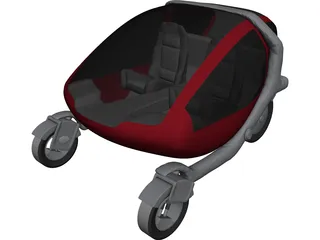 MIT POD Car 3D Model