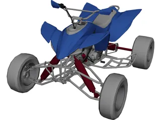 Yamaha Quad 3D Model