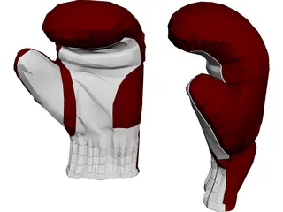 Boxing Gloves 3D Model