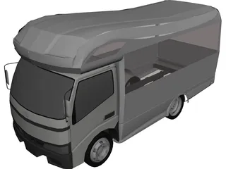 Camper Van 3D Model 3D Preview