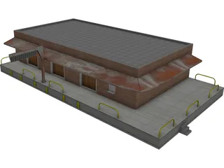 Depot Station 3D Model