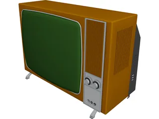 Old TV 3D Model