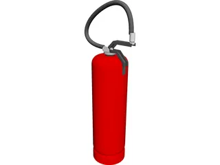 Fire Extinguisher 3D Model