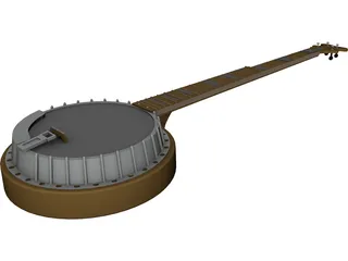 Banjo 3D Model