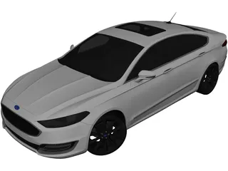 Ford Fusion Titanium (2018) 3D Model