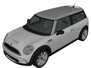 Mini Cooper S Clubman (2011) 3D Model