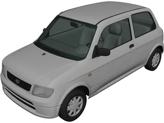 Daihatsu Mira (1998) 3D Model