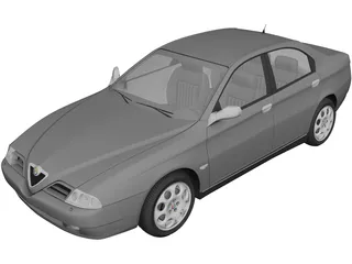 Alfa Romeo 166 (1998) 3D Model