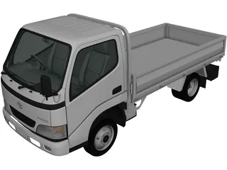 Toyota Toyoace Flatbed (2006) 3D Model