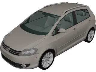 Volkswagen Golf Plus (2011) 3D Model