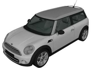 Mini Cooper Clubman (2011) 3D Model