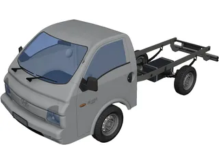 Hyundai H100 Porter Chassis 3D Model