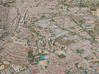 Jerez de la Frontera City, Spain (2020) 3D Model