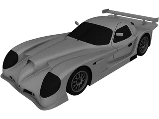 Panoz Esperante GTR-1 (1997) 3D Model