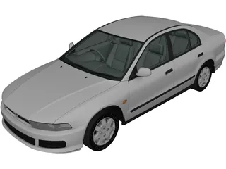 Mitsubishi Galant (1996) 3D Model