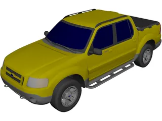 Ford Explorer Sport Trac (2003) 3D Model