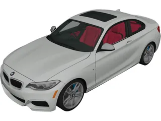 BMW M235i (2015) 3D Model