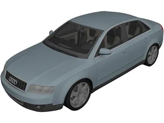 Audi A4 (2002) 3D Model