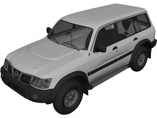 Nissan Patrol (2003) 3D Model