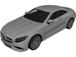 Mercedes-Benz S63 AMG Coupe (2015) 3D Model