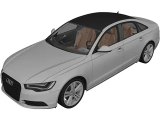 Audi A6 (2012) 3D Model