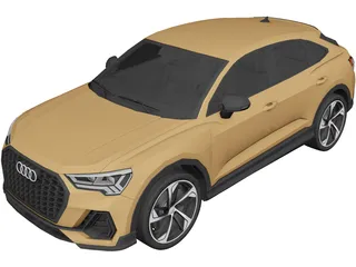 Audi Q3 Sportback (2021) 3D Model 3D Preview