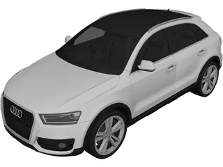 Audi Q3 (2015) 3D Model