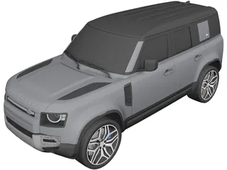 Land Rover Defender (2020) 3D Model