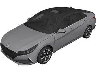 Hyundai Elantra (2021) 3D Model