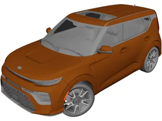Kia Soul GT-Line (2021) 3D Model