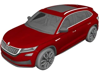 Skoda Kodiaq GT (2020) 3D Model