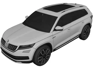 Skoda Kodiaq (2020) 3D Model