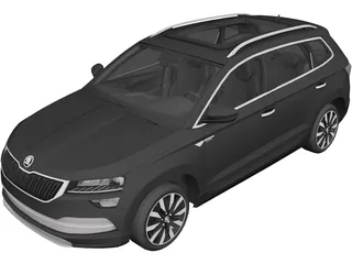 Skoda Karoq (2020) 3D Model