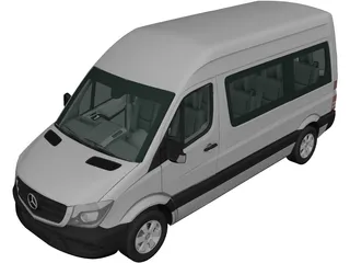 Mercedes-Benz Sprinter SWB (2013) 3D Model