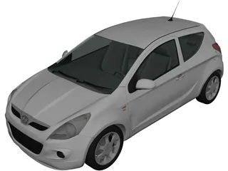 Hyundai i20 (2010) 3D Model