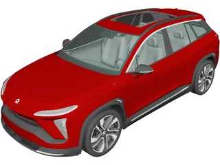 NIO ES6 (2019) 3D Model