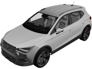 Seat Arona (2022) 3D Model